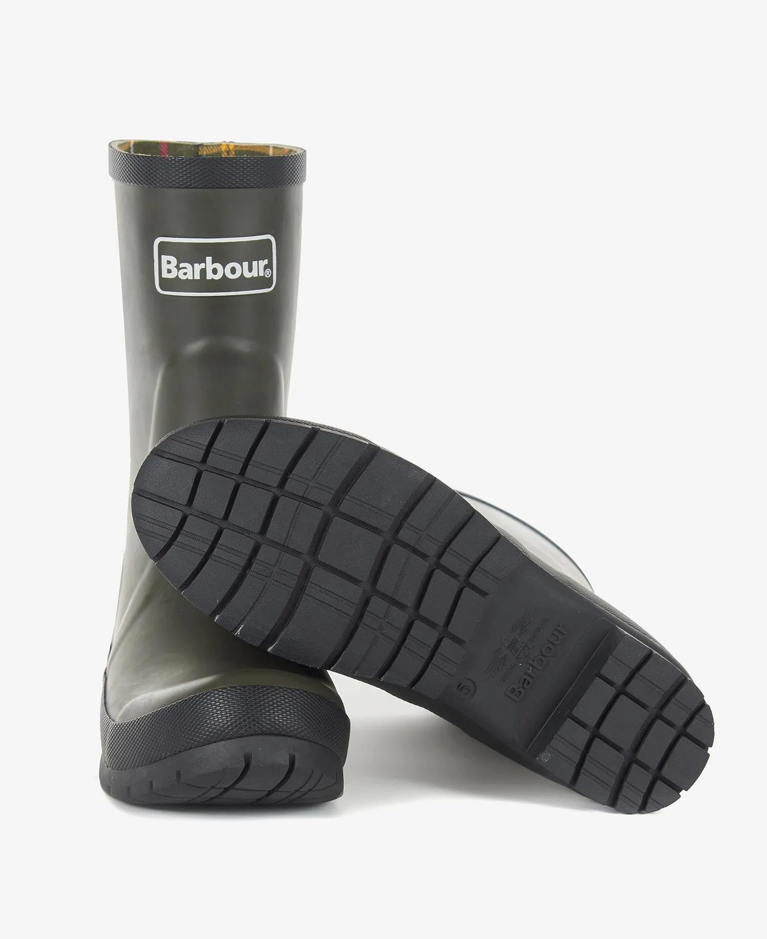 Barbour Banbury Wellington Boots Olive LRF0084 OL11
