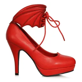 BAT WING PUMPS RED