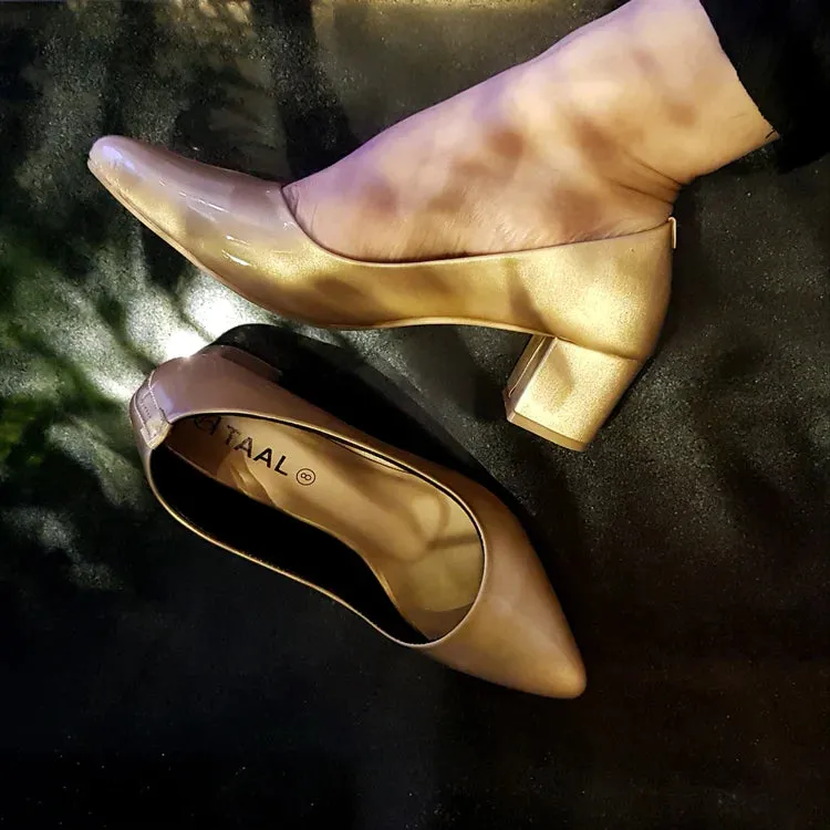 Berlin Heeled Pumps Gold
