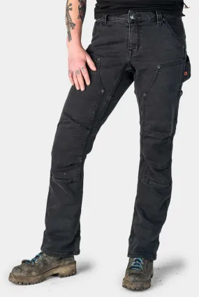 Britt Utility in Black Thermal Denim
