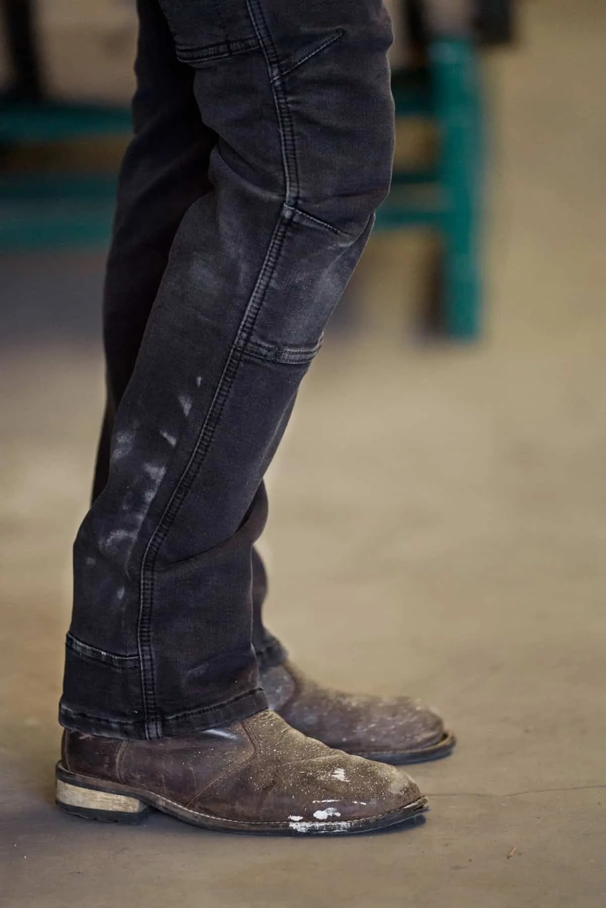 Britt Utility in Black Thermal Denim
