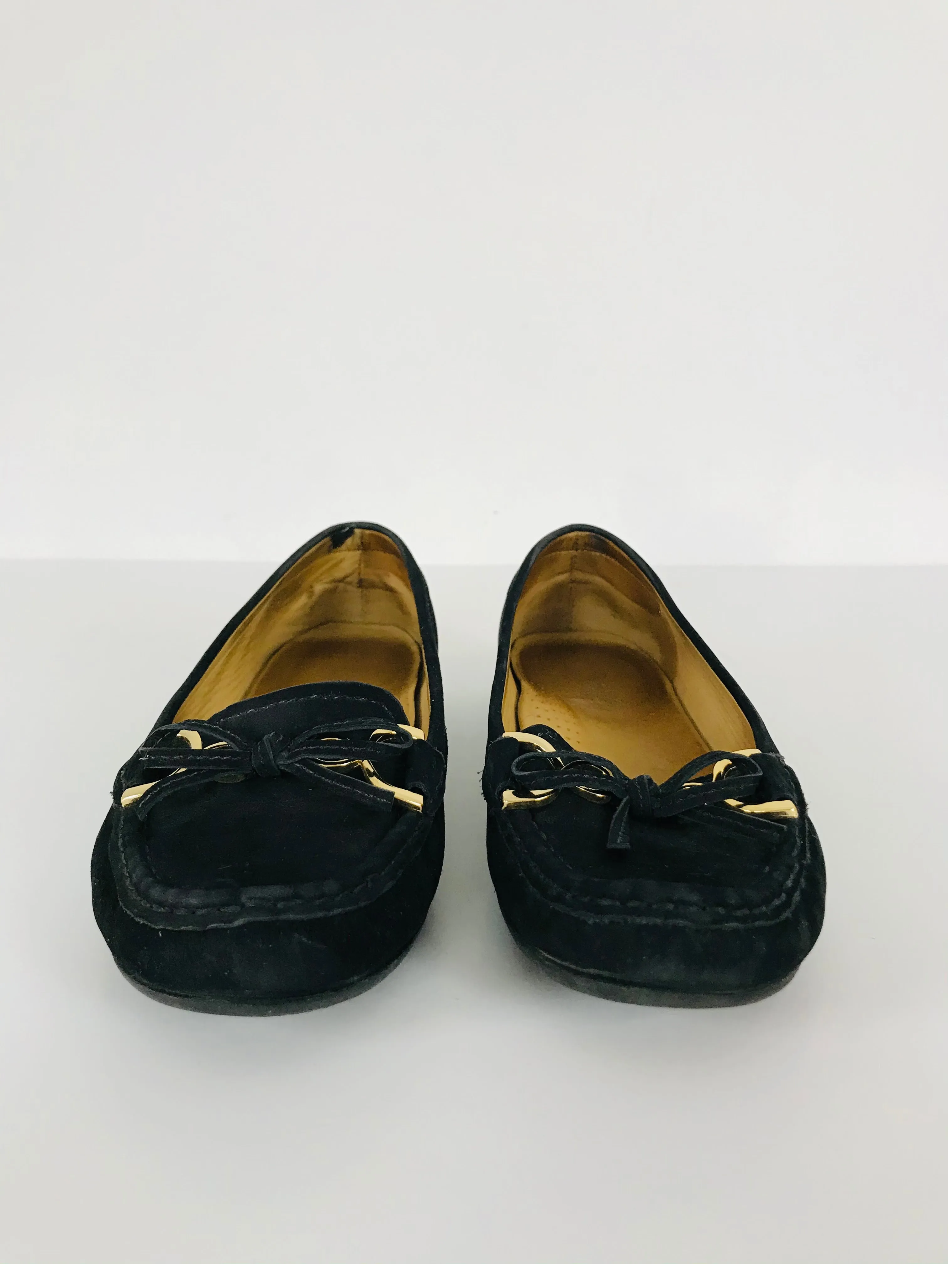 Carvela Women’s Moccasin Suede Slip On Pumps Shoes Loafers | UK6 | Black