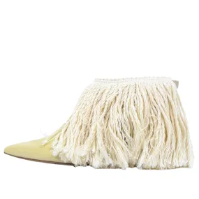 Christopher Kane Heels Patent Yellow Frings 37