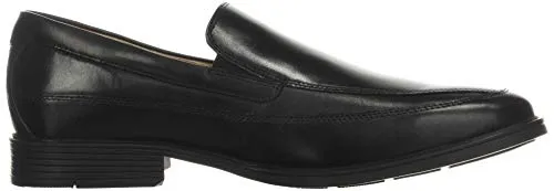 Clarks mens Tilden Free Loafer, Black Leather, 15 US