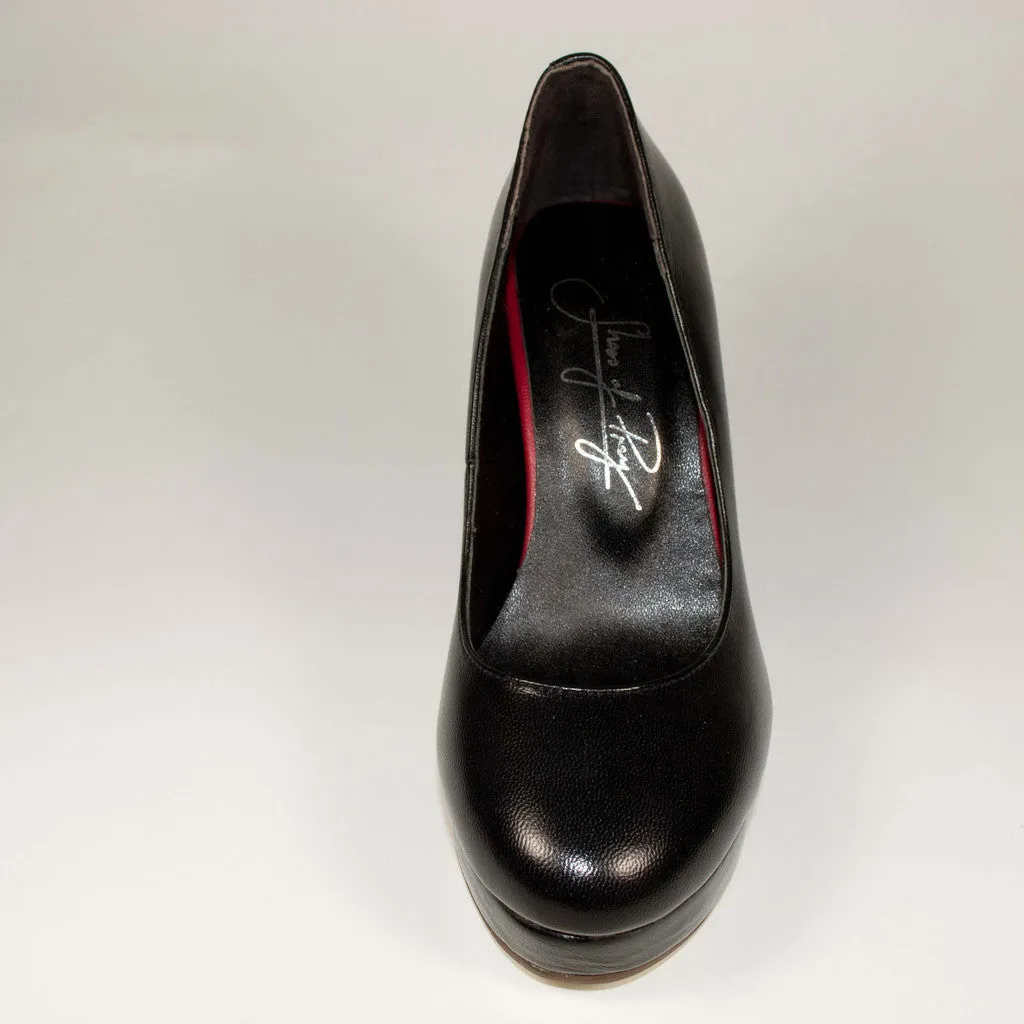 Classic Black Stiletto Platform Pump