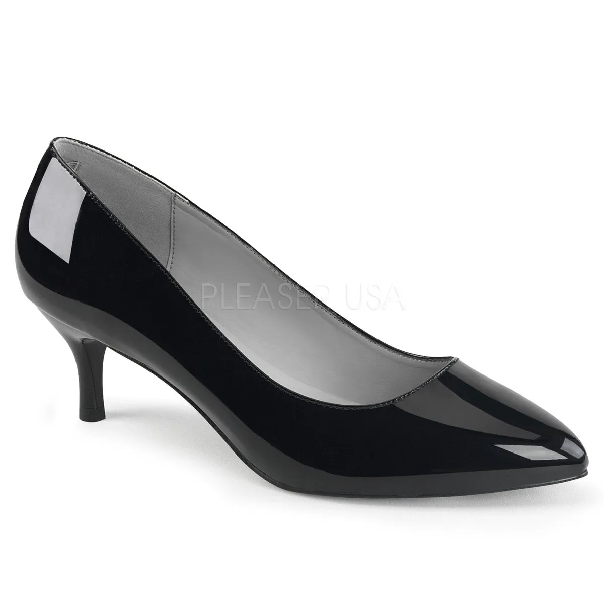 Classic Pump Shoes with 2.5-inch Kitten Heel 3-colors KITTEN-01