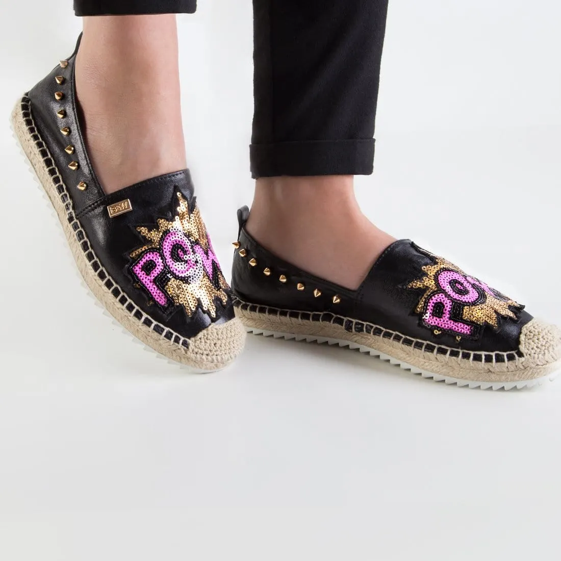Espadrilles Creta Metal Black
