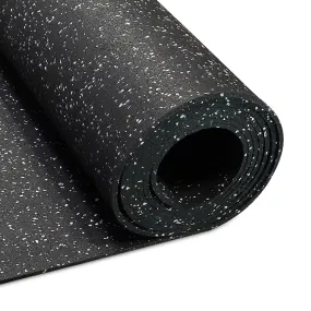 Fitway Rubber Gym Flooring - 4' x 25' Roll