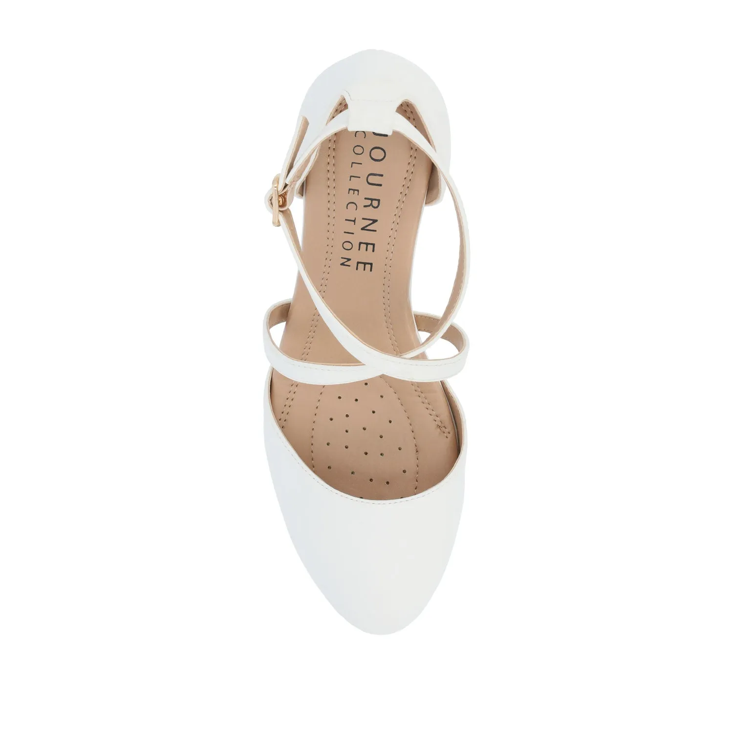 FOSTER BLOCK HEEL D'ORSAYS IN WIDE