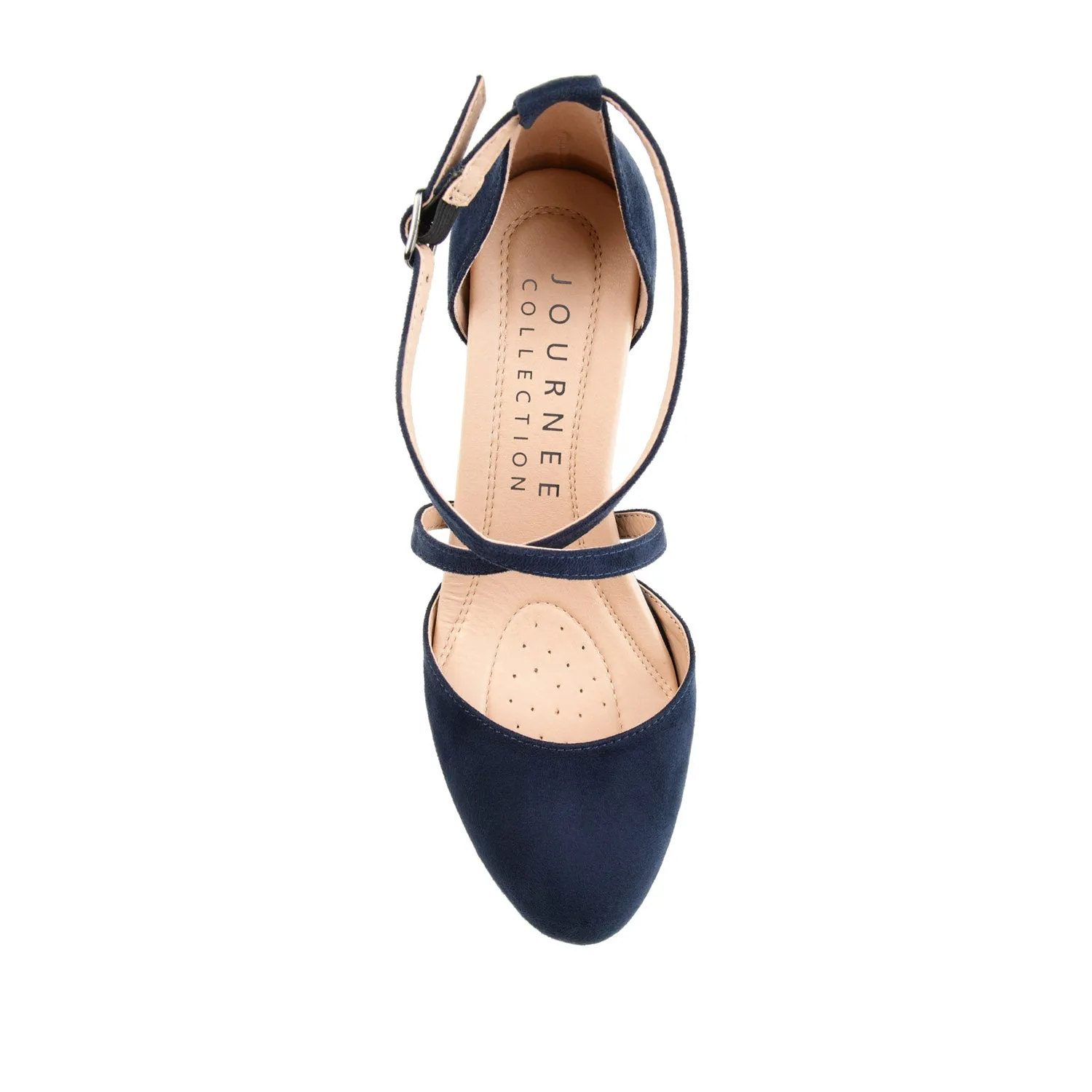 FOSTER BLOCK HEEL D'ORSAYS IN WIDE