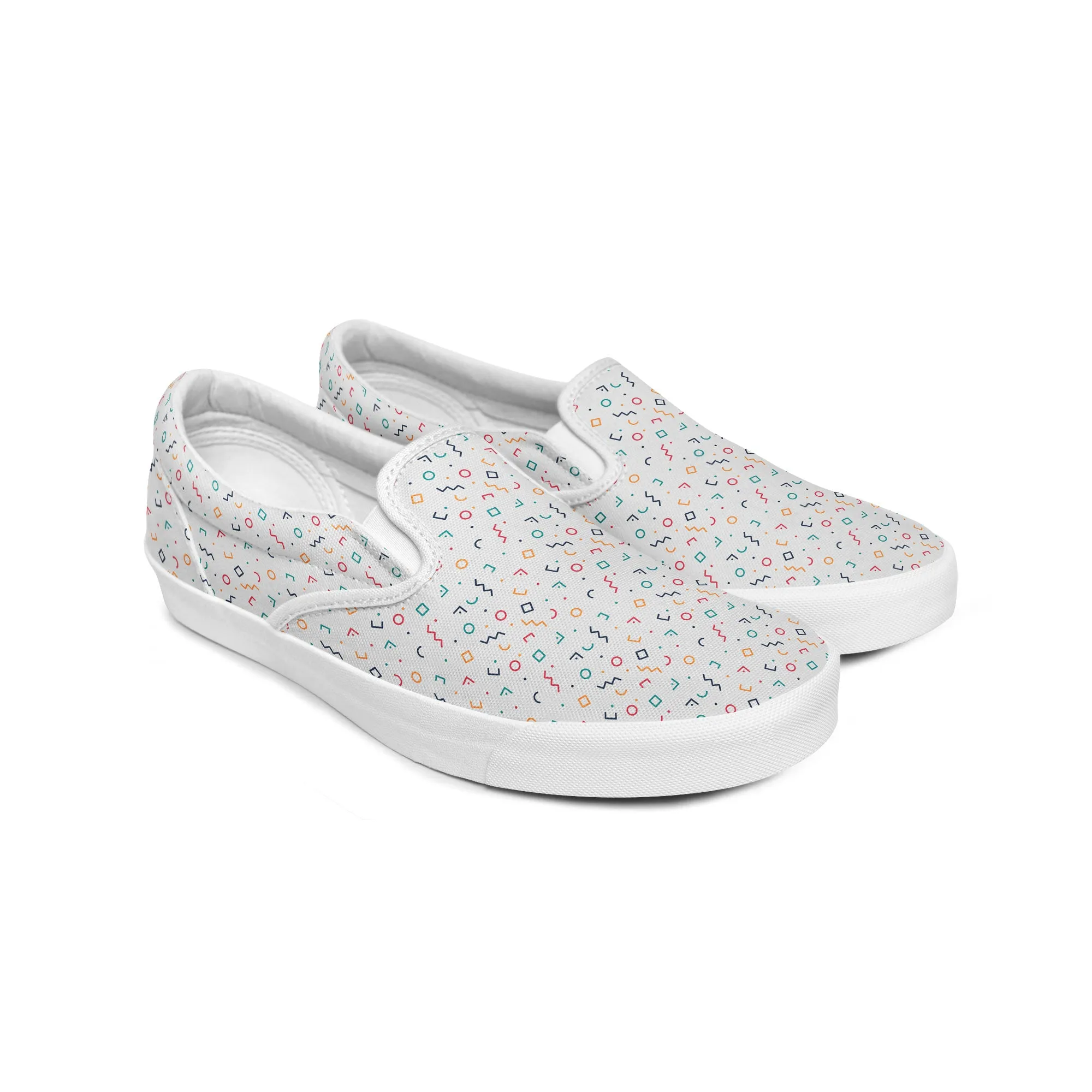 Geometric Slip-On Sneaker