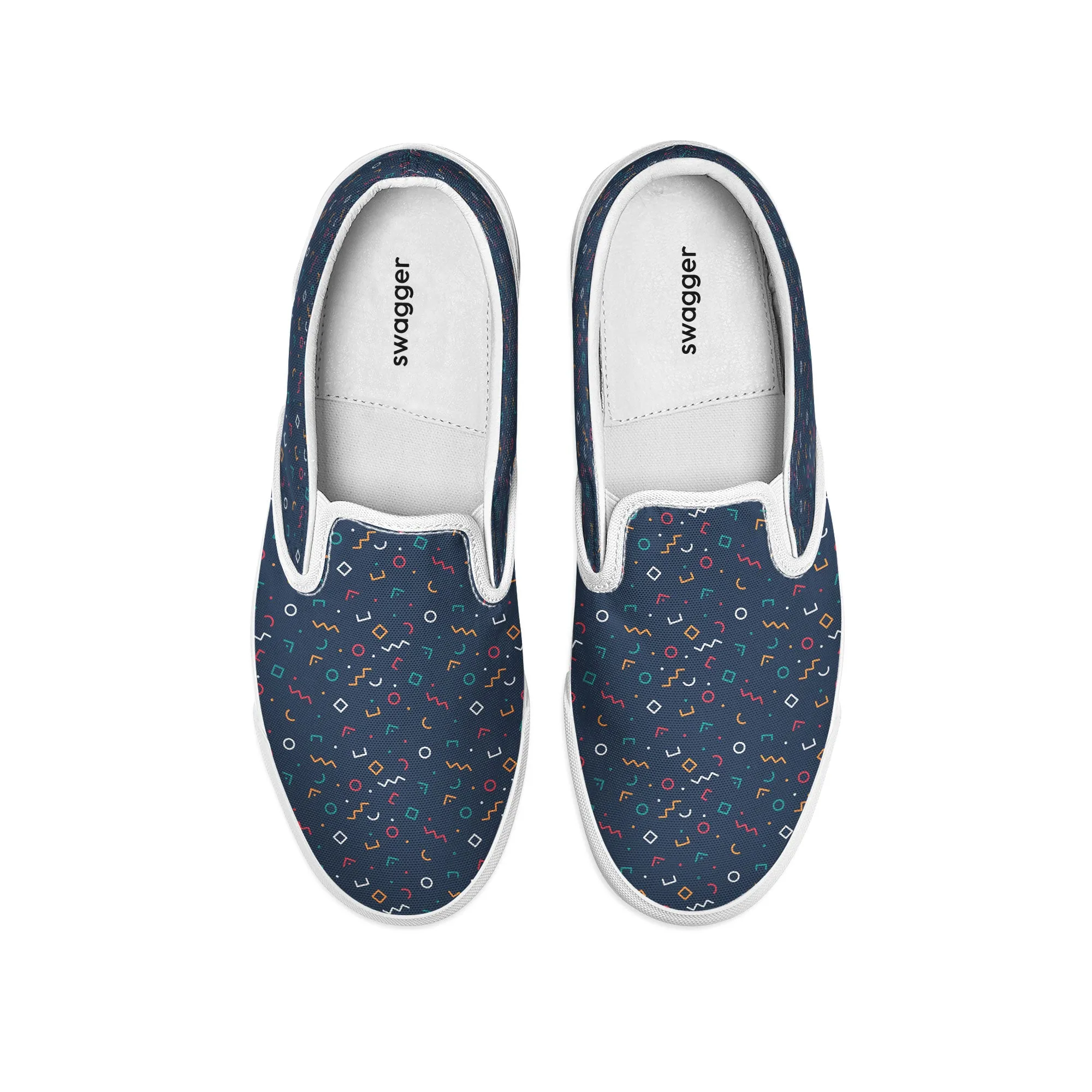 Geometric Slip-On Sneaker