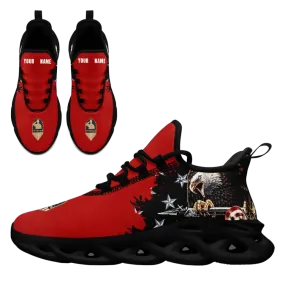 Gift Ideas,Personalized 4th of July Sneakers, Custom Breathable and Comfortable Shoes, Patriotic Shoes