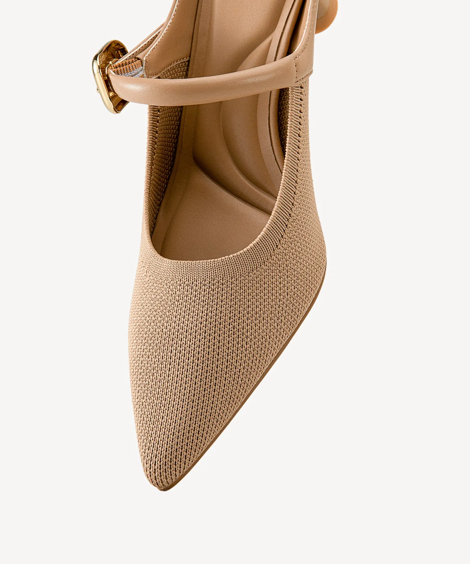 Gracelithe Pointed Toe Low Heeled Mules - Low Heeled