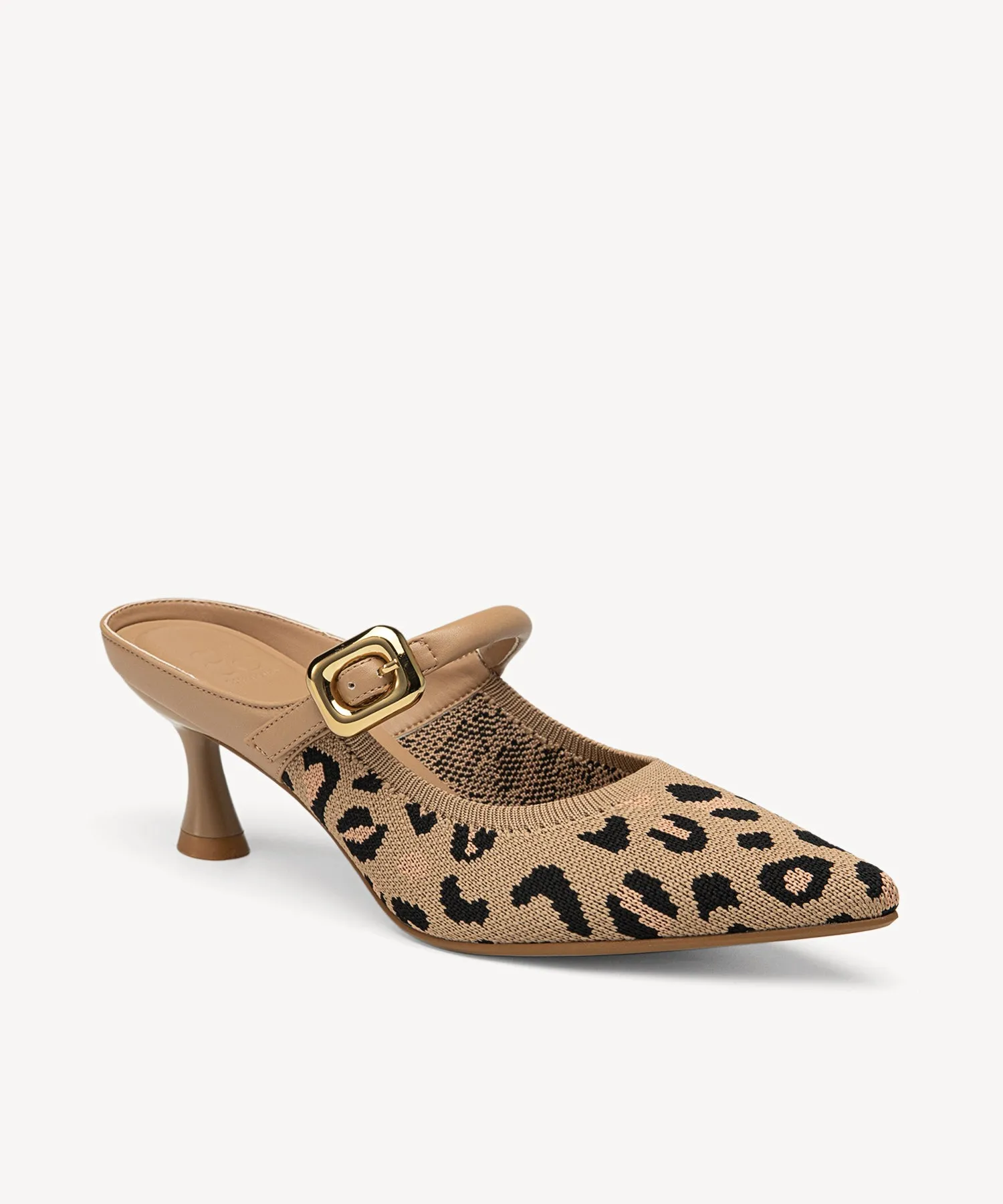Gracelithe Pointed Toe Low Heeled Mules - Low Heeled