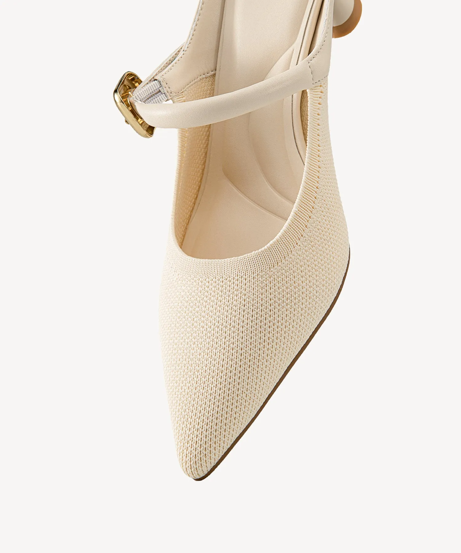 Gracelithe Pointed Toe Low Heeled Mules - Low Heeled