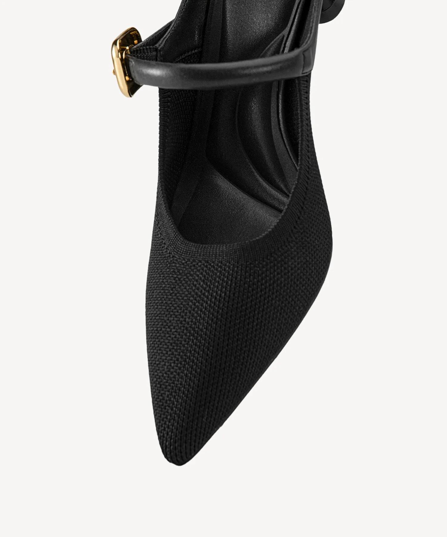 Gracelithe Pointed Toe Low Heeled Mules - Low Heeled