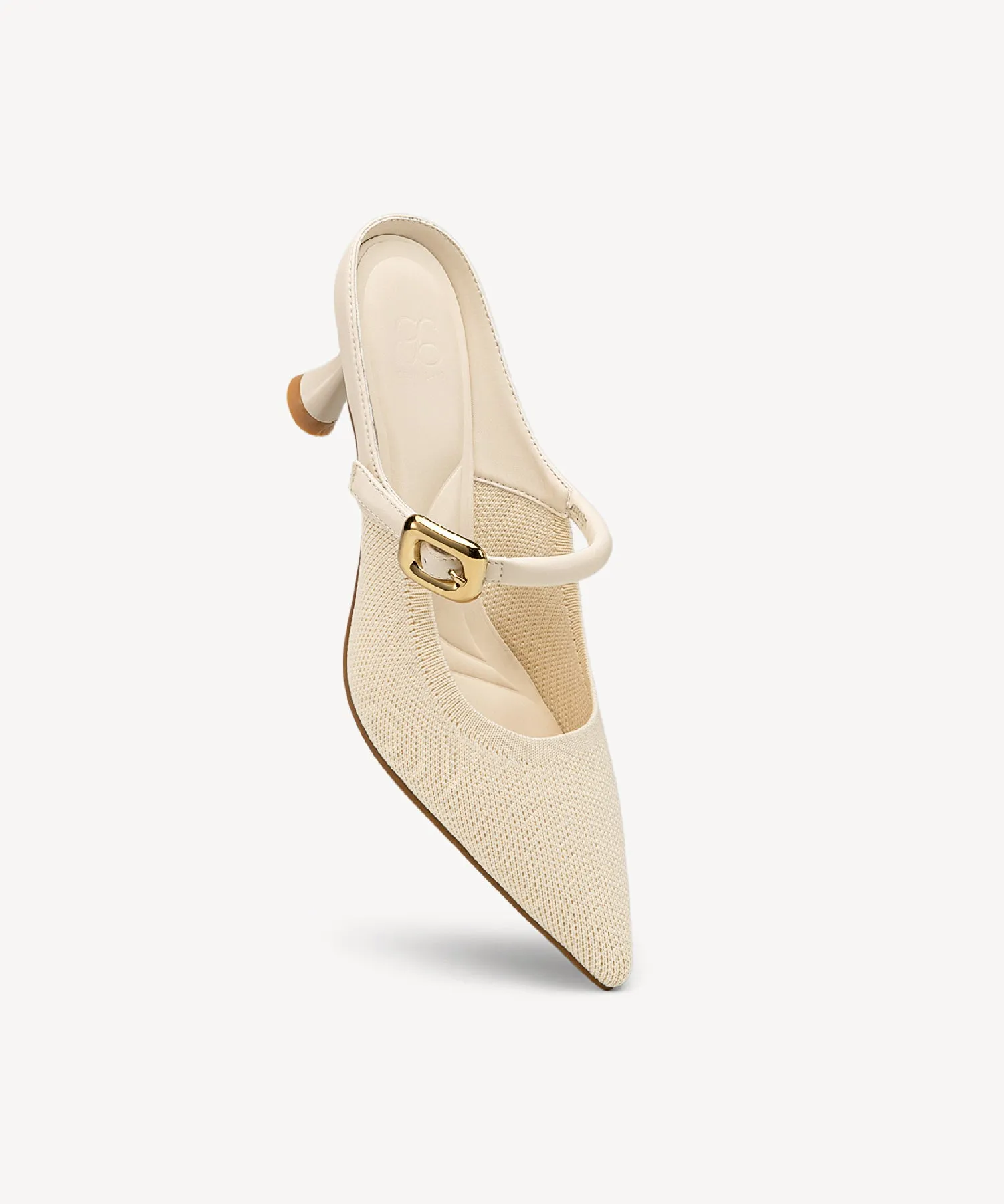 Gracelithe Pointed Toe Low Heeled Mules - Low Heeled