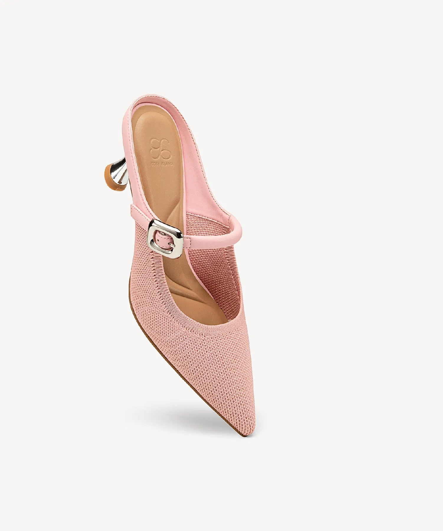 Gracelithe Pointed Toe Low Heeled Mules - Low Heeled