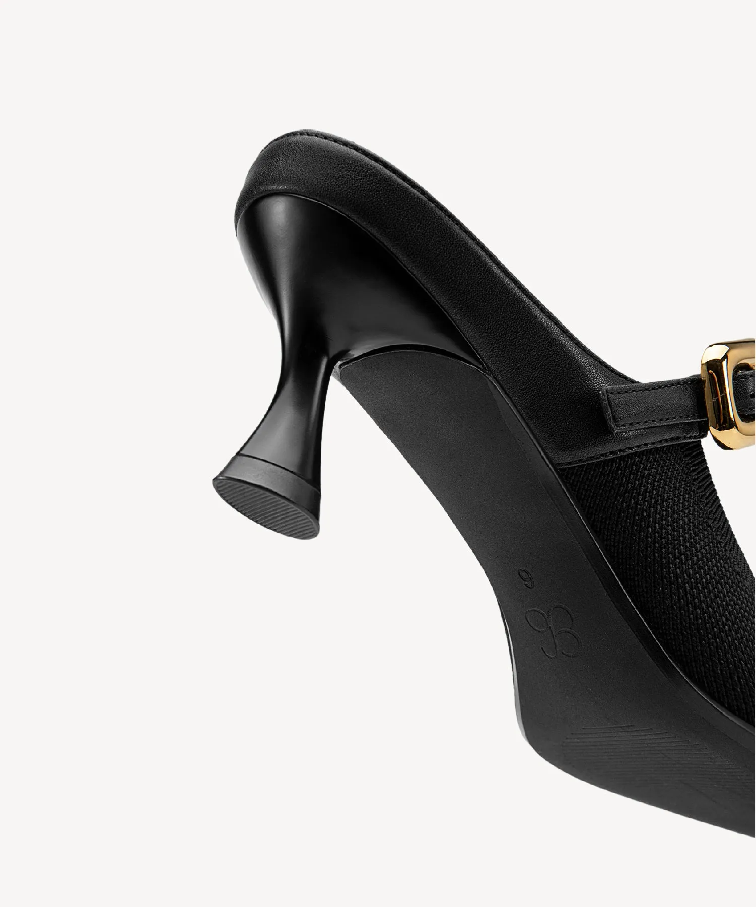 Gracelithe Pointed Toe Low Heeled Mules - Low Heeled