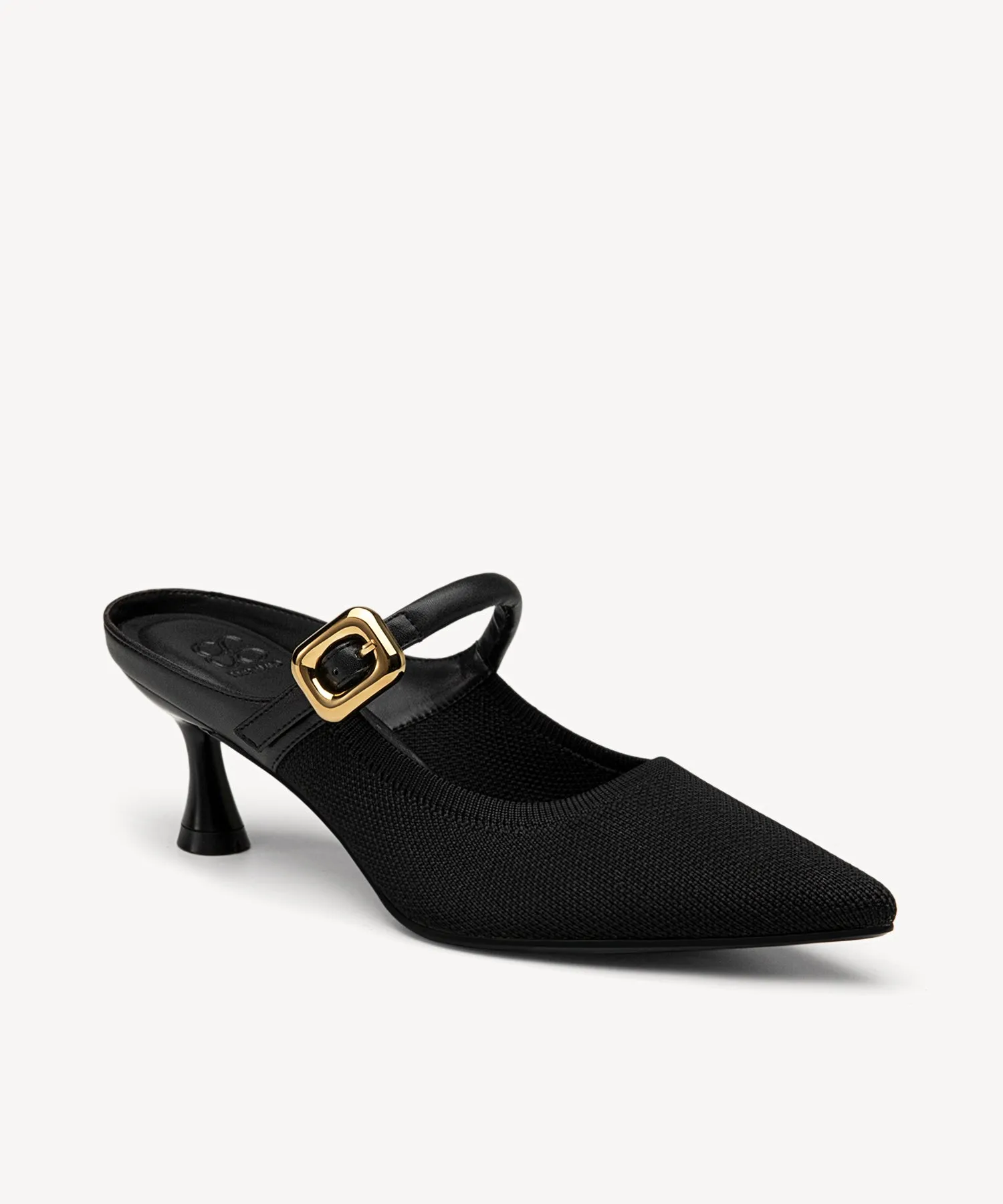 Gracelithe Pointed Toe Low Heeled Mules - Low Heeled