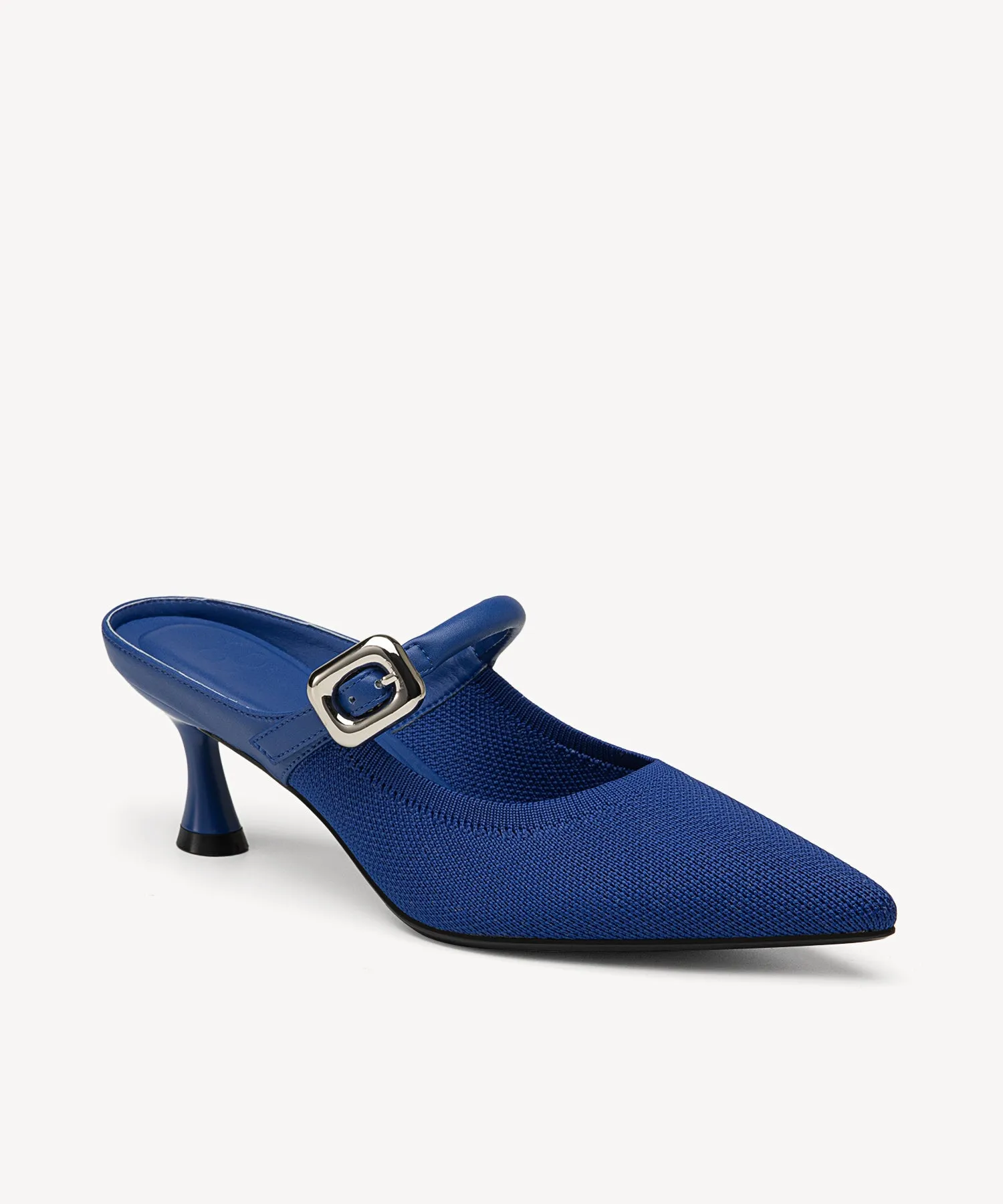 Gracelithe Pointed Toe Low Heeled Mules - Low Heeled