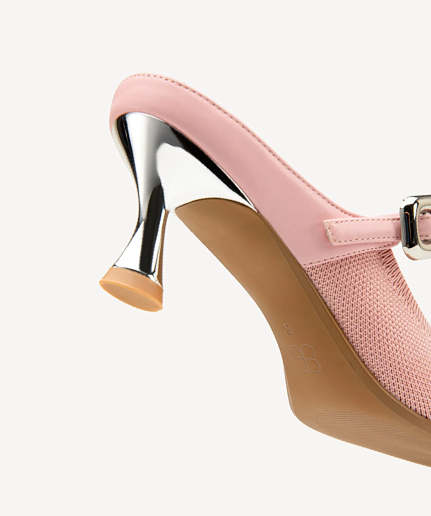 Gracelithe Pointed Toe Low Heeled Mules - Low Heeled