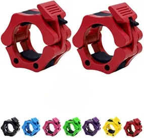Gym fitness accessories magnetic open face barbell collar clip clamps(Bulk 3 Sets)