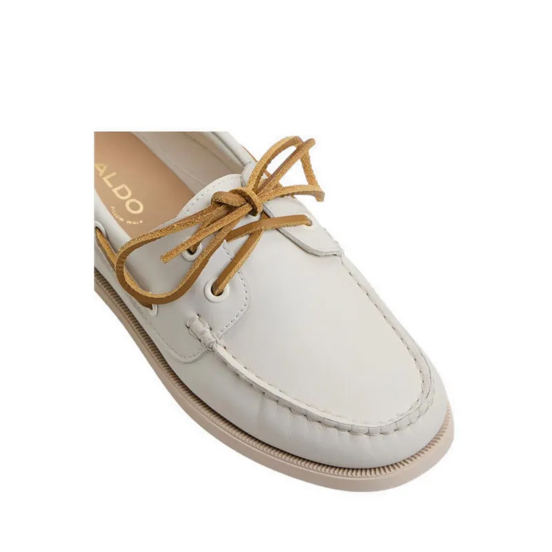 HARBORCHIC BOAT SHOE - WHITE/BONE