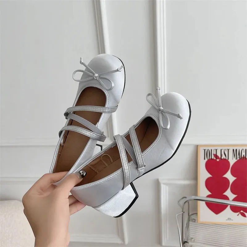 Hnzxzm New Chunky Heels Lolita Pumps Shoes Women Mary Janes Shoes Spring Summer Autumn Fashion Comfy Women Dancing Shoes Pumps