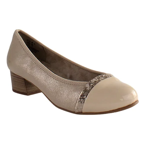 Jana  Block Heeled pumps - 22366-41 - Gold
