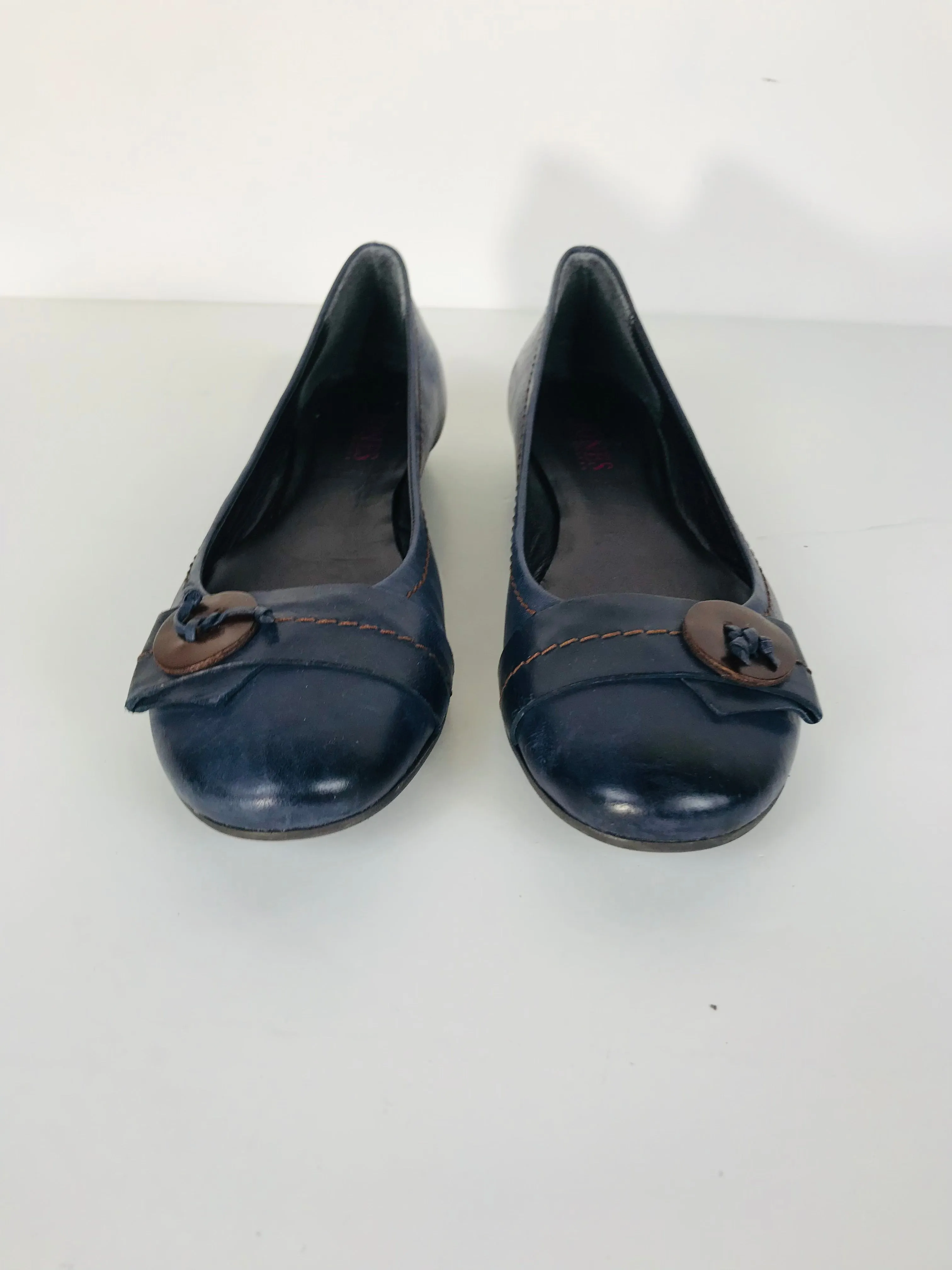 Jones Women's Ballet Slip-on Flats Shoes | EU40 UK7 | Blue