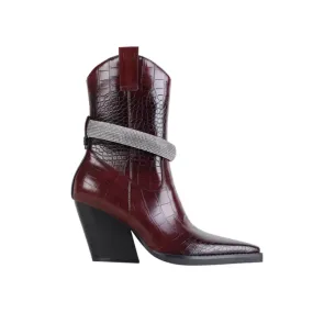 KAMES Diamante Ankle Boots