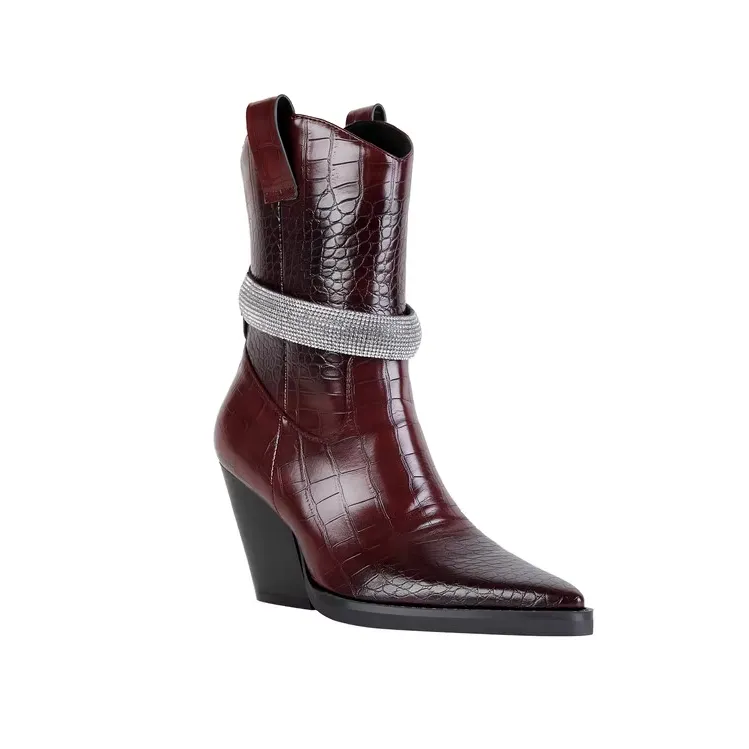 KAMES Diamante Ankle Boots