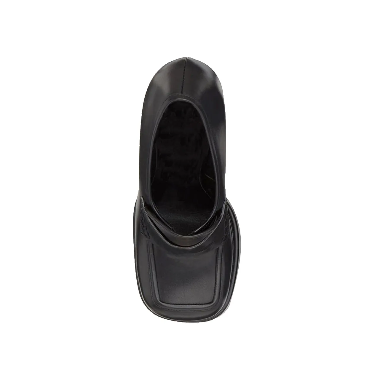 KOPER Block Heel Platform Pumps