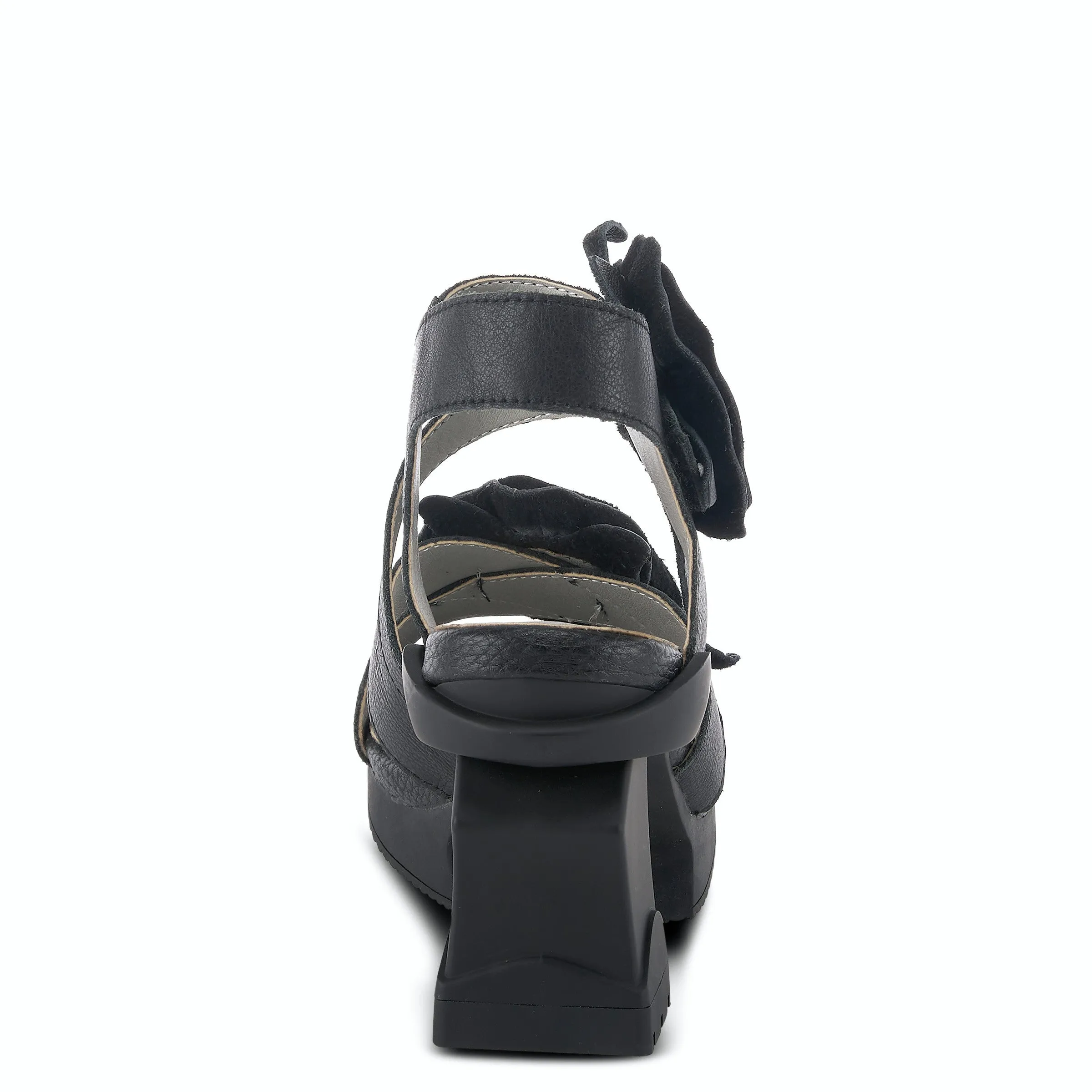 L'Artiste Shelly Flower Platform Leather Shoe