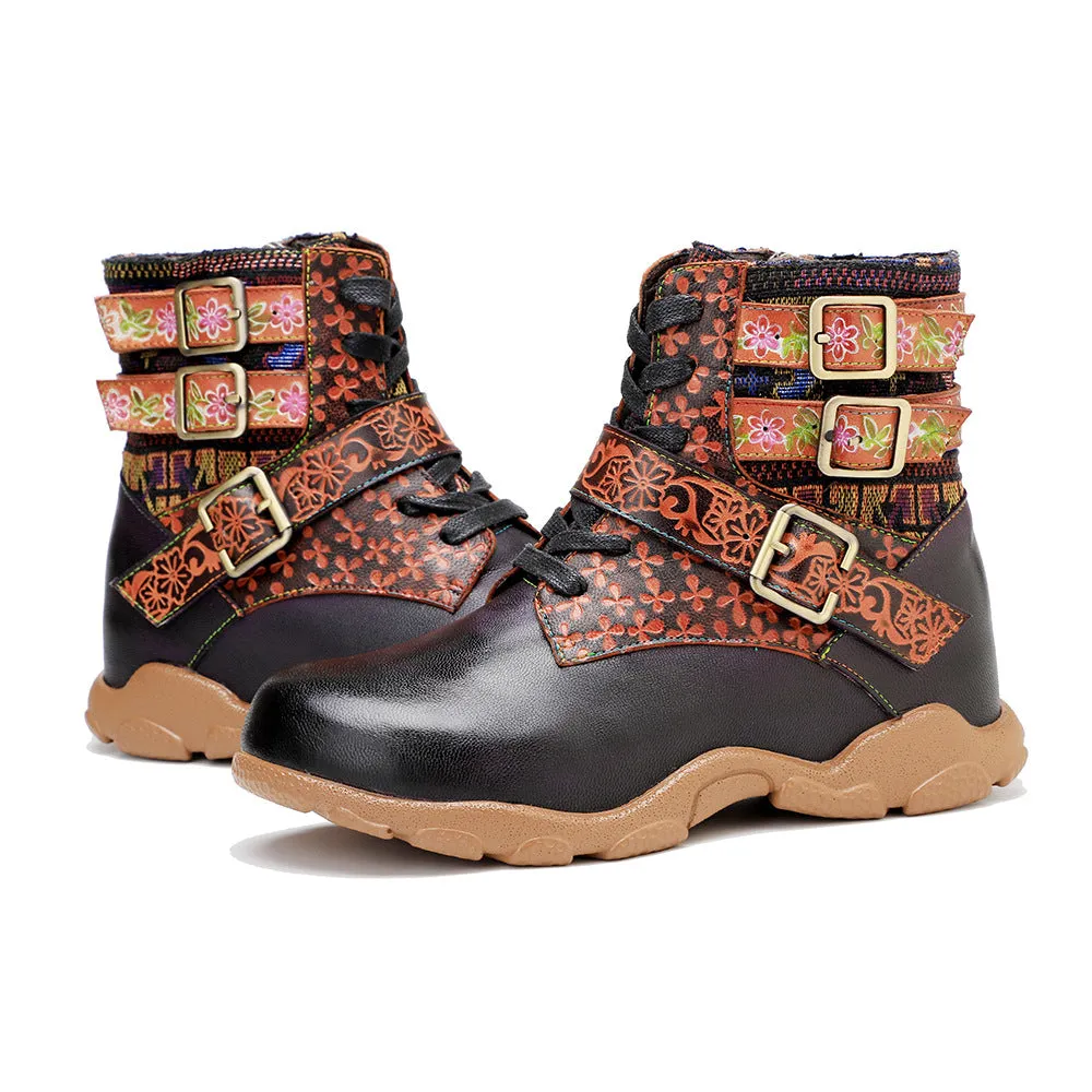 Leather Handmade Comfortable Walking Boots