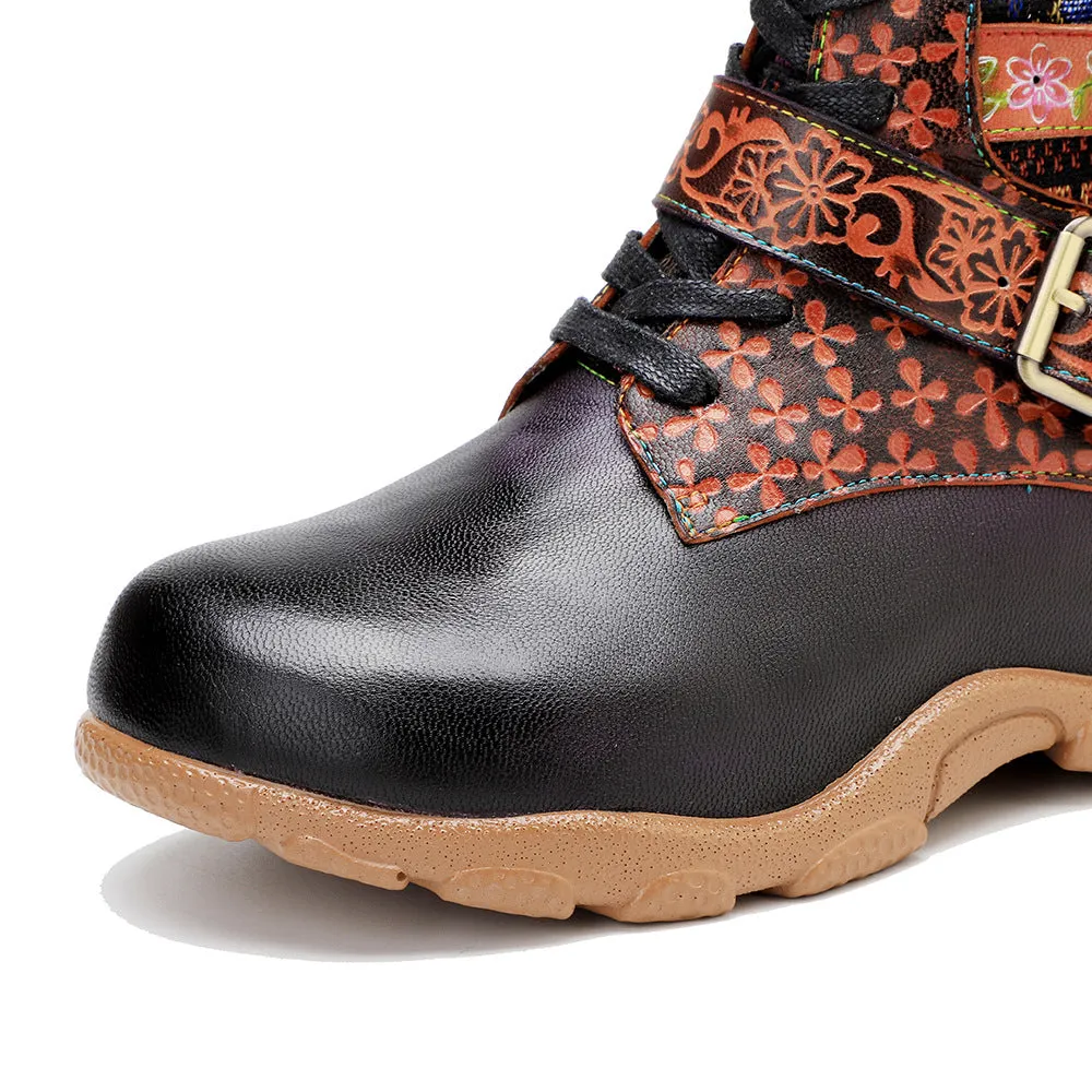 Leather Handmade Comfortable Walking Boots