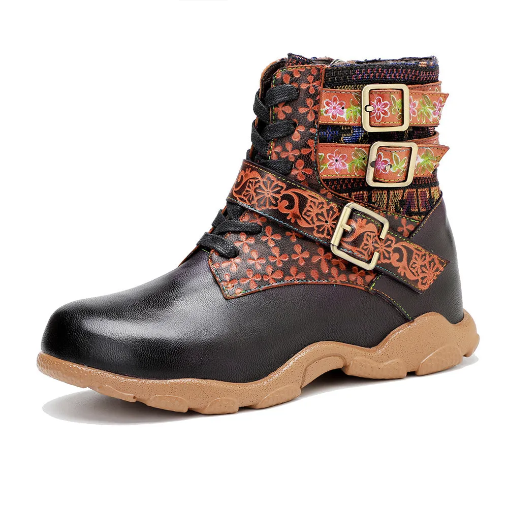 Leather Handmade Comfortable Walking Boots