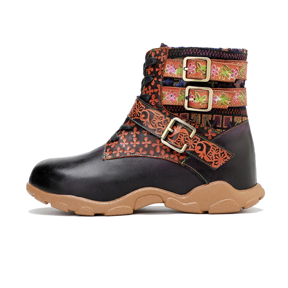 Leather Handmade Comfortable Walking Boots