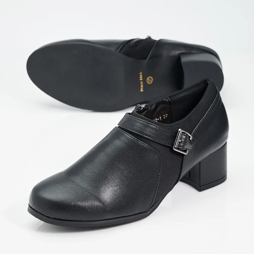 Low Cut Heeled Boots
