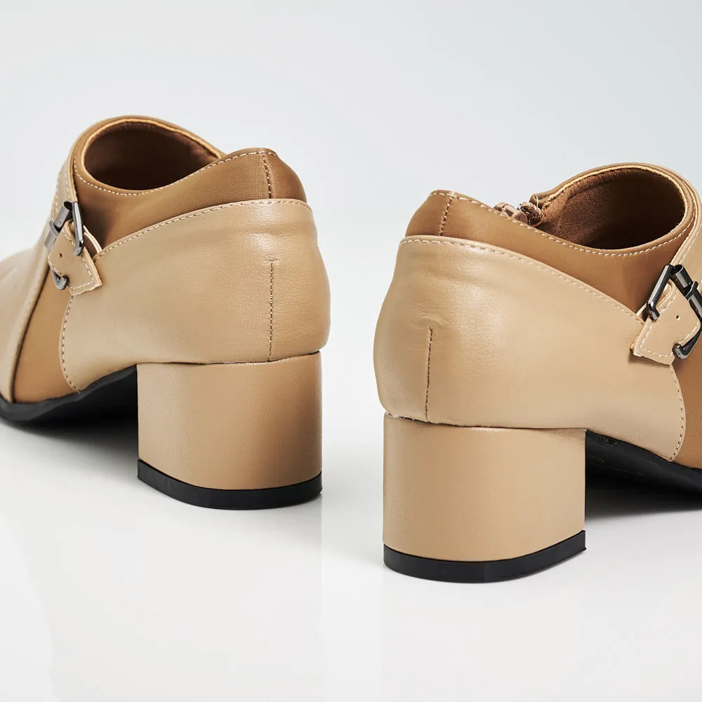 Low Cut Heeled Boots