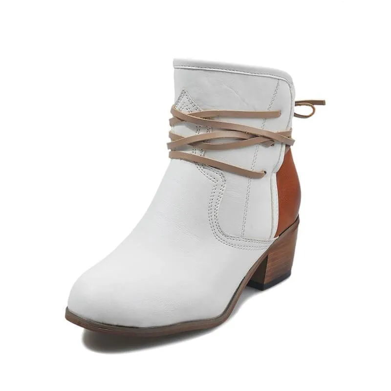 Low Heel Straps Ankle Round Toe Pumps