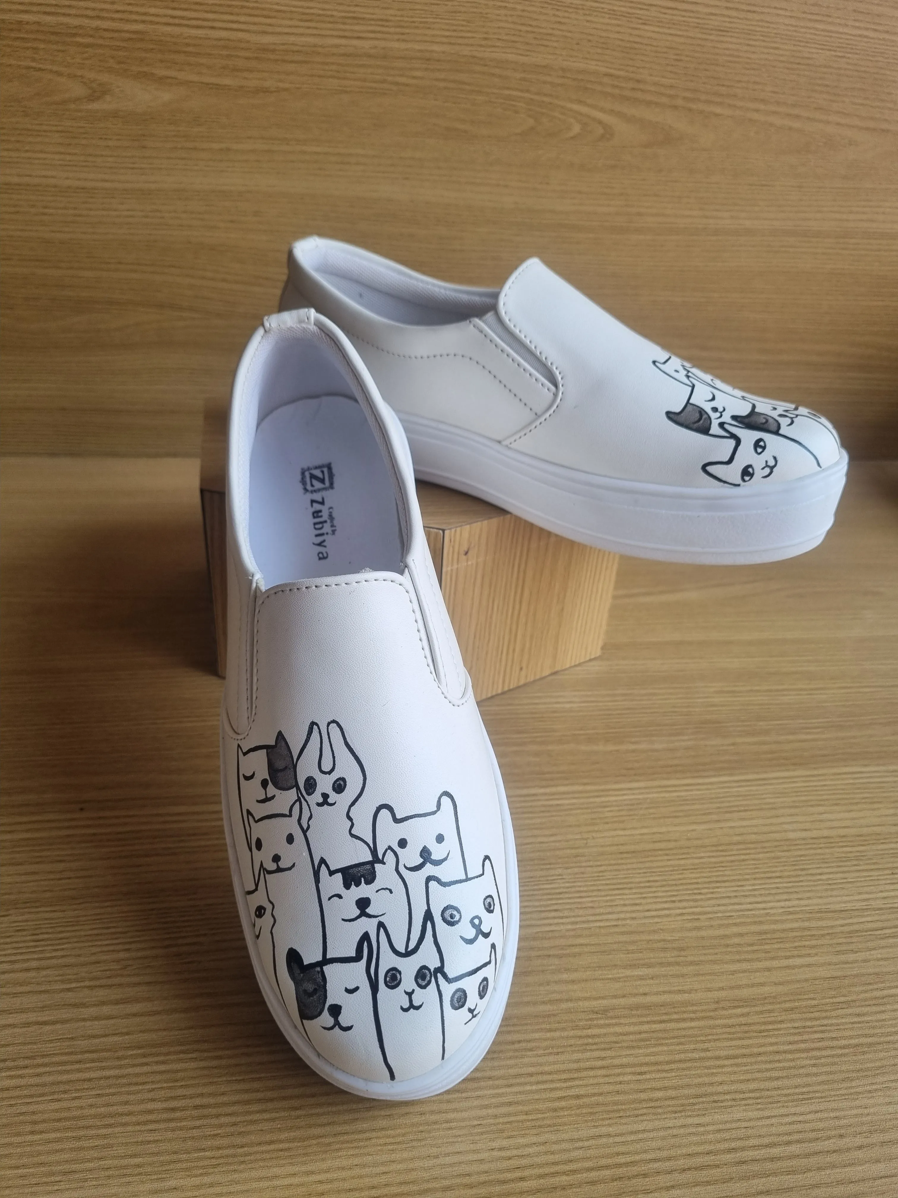 Meow slip-ons