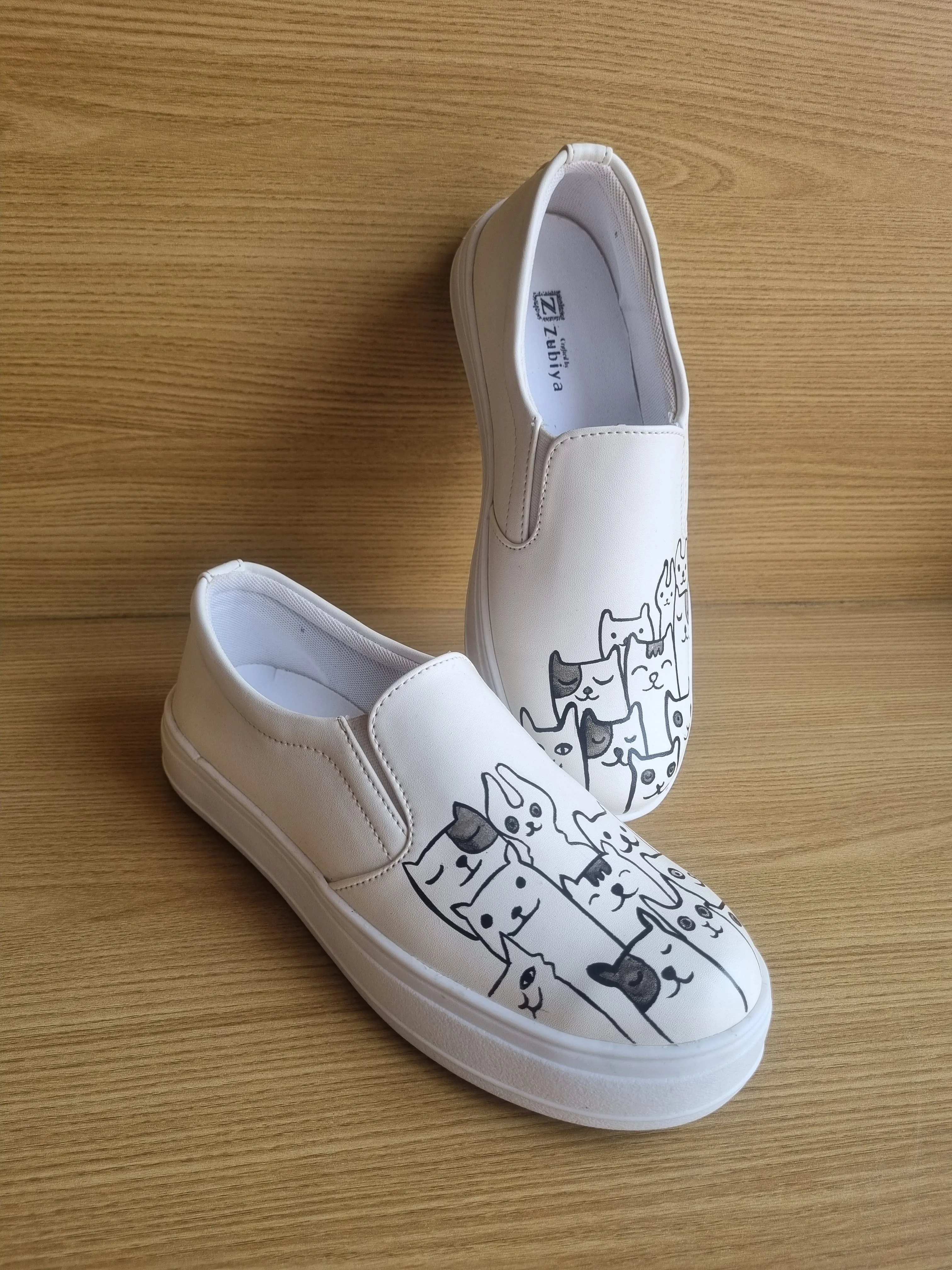 Meow slip-ons