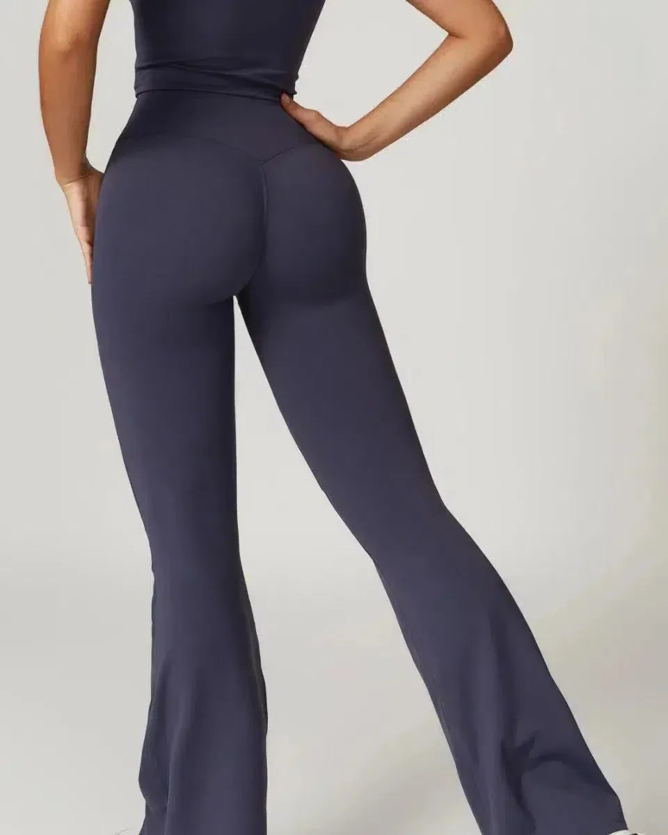 Mila – High-waisted fit – Gym-ready flared leggings