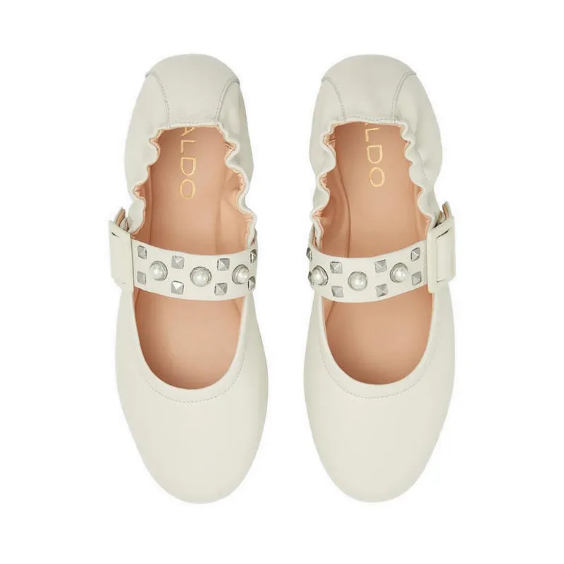 Milenia Women's Ballerinas & Mary Janes - White/Bone