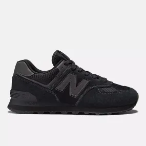 New Balance Men's 574 Classic Sneakers- All Black