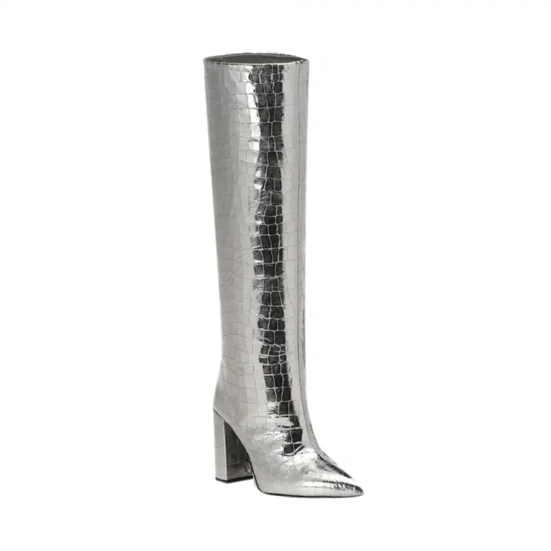 OKANA Patent Leather Knee High Boots