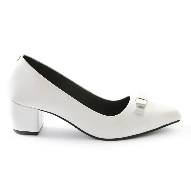 Opole Heeled Pumps White